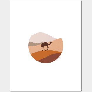 Mountain Desert Minimalist Art Posters and Art